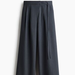 H&M Wide-Leg Gray Pants